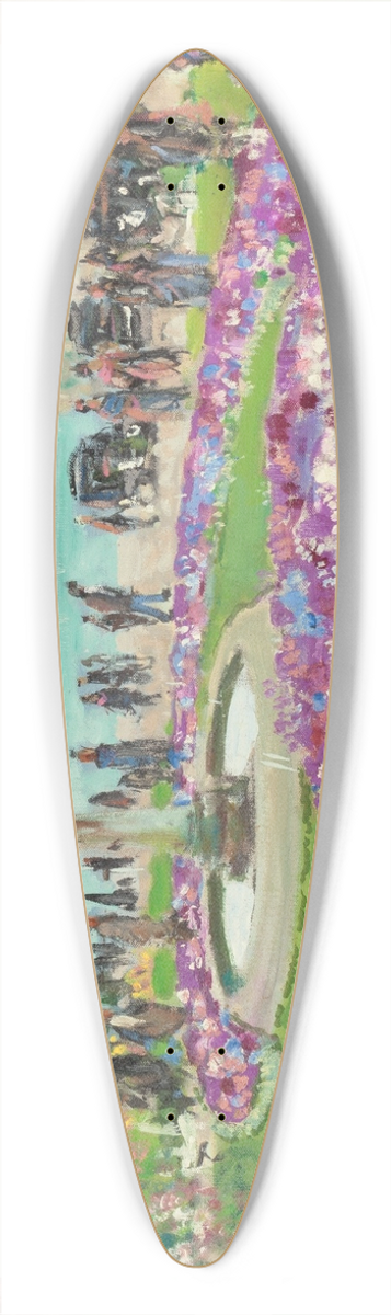 Pierre-Eugne Montzin - Le Casino 39.3 inch art pintail longboard deck