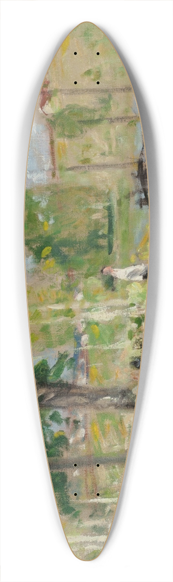 Pierre-Eugne Montzin - Peniches  Saint-Mamms 39.3 inch art pintail longboard deck
