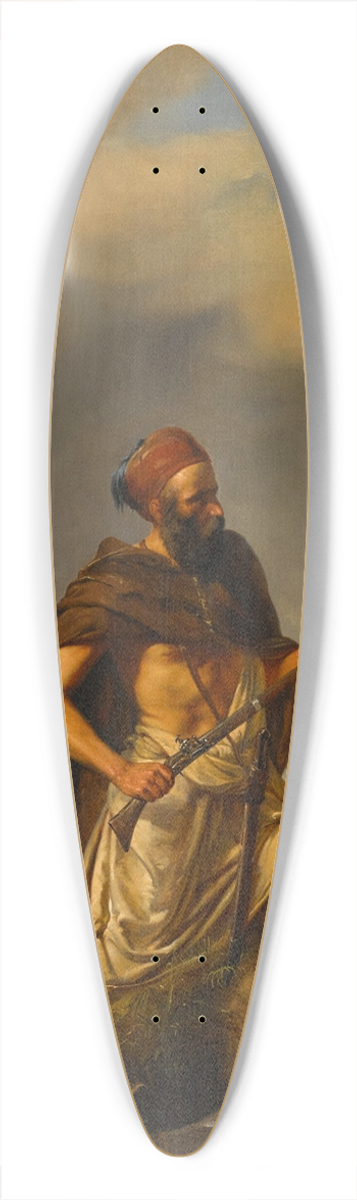 Pierre Olivier Joseph Coomans - On Guard 39.3 inch art pintail longboard deck