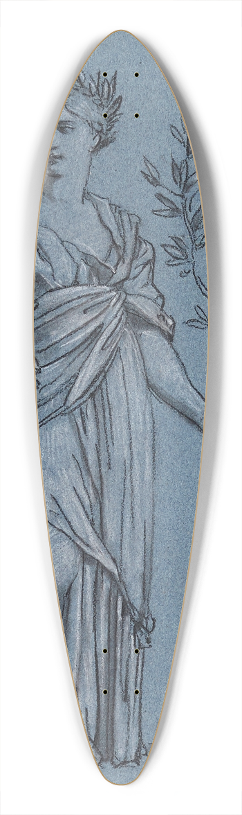 Pierre-Paul Prud'hon - Figure centrale du groupe de gauche 39.3 inch art pintail longboard deck