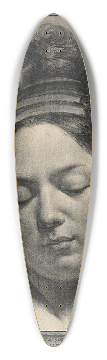 Pierre-Paul Prud'hon - Head of a Woman 39.3 inch art pintail longboard deck