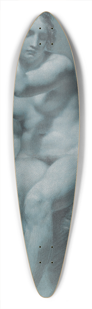 Pierre-Paul Prud'hon - Study of a Female Nude 39.3 inch art pintail longboard deck