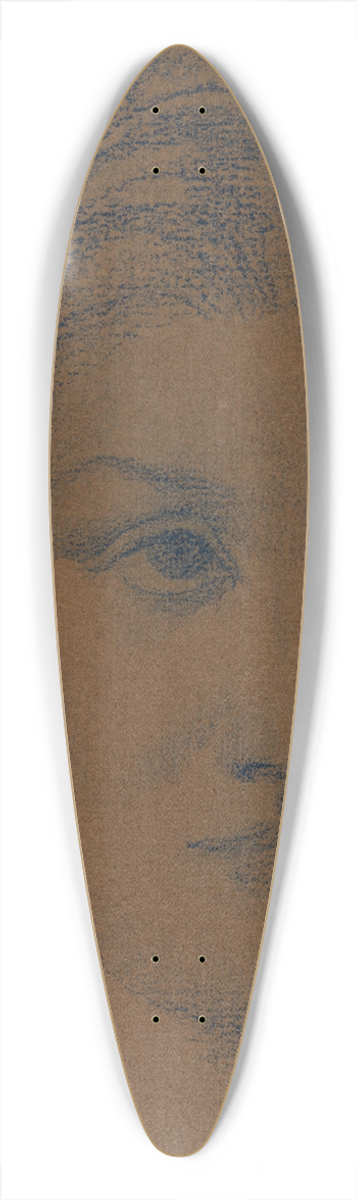 Pierre Puvis de Chavannes - Etude de tte de femme 39.3 inch art pintail longboard deck