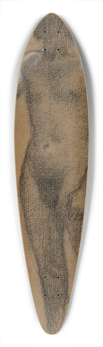 Pierre Puvis de Chavannes - Homme nu de face, tenant un bton 39.3 inch art pintail longboard deck