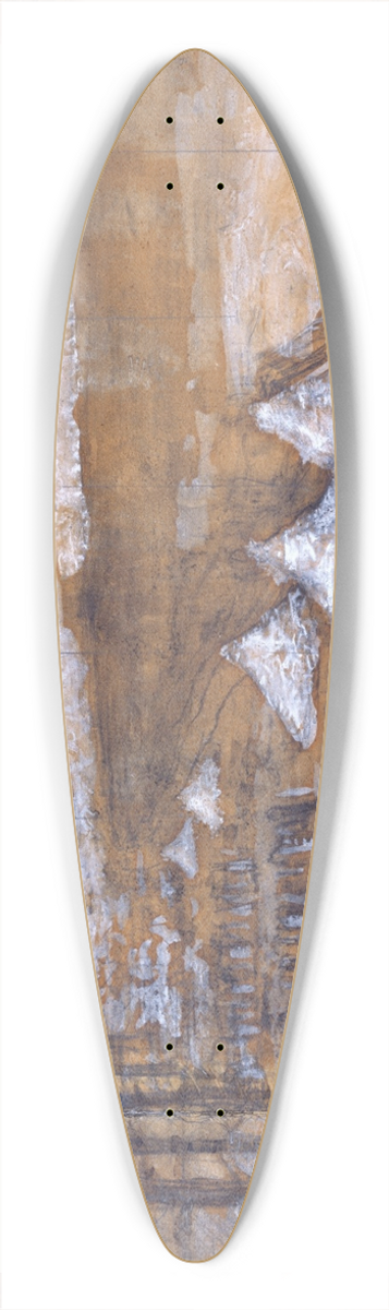 Pierre Puvis de Chavannes - Pice deau des Suisses  Versailles 39.3 inch art pintail longboard deck