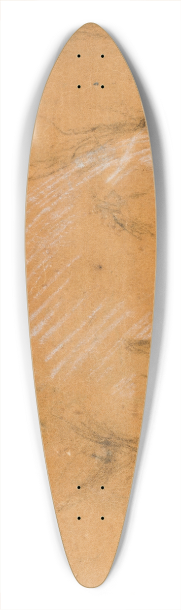 Pierre Puvis de Chavannes - Visage de femme 39.3 inch art pintail longboard deck