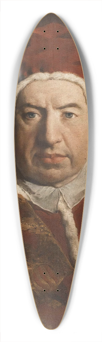 Pierre Subleyras - Portrait of Pope Benedict XIV 39.3 inch art pintail longboard deck