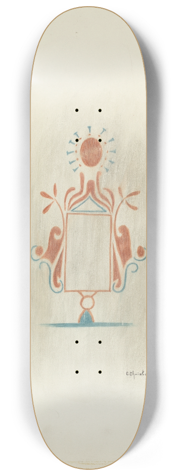 Cornelius Christoffels - Wall Painting 8.25 inch art skate deck
