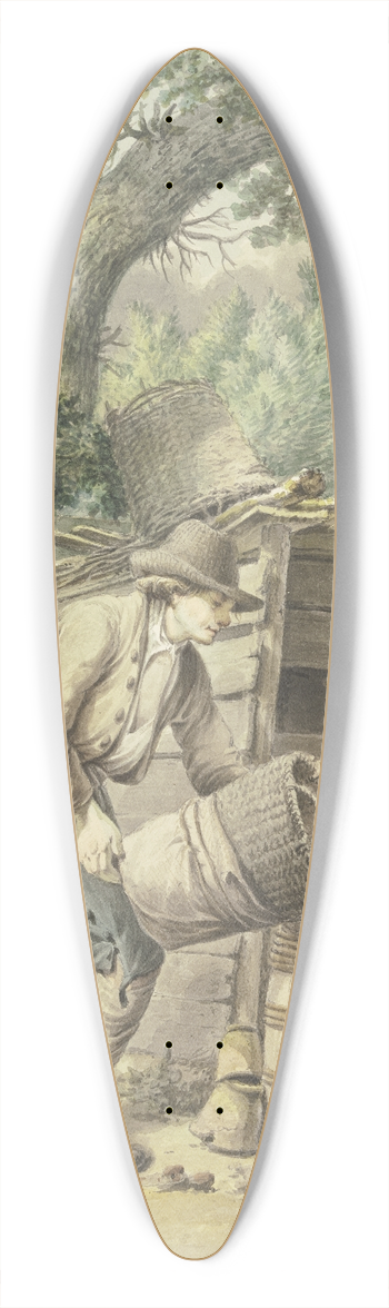 Pieter Bartholomeusz. Barbiers - Ein Bauer schttet Kartoffeln in ein Fa, dabei hilft ein Kind 39.3 inch art pintail longboard deck