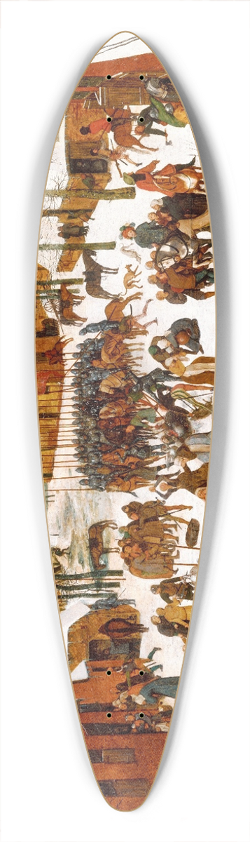 Pieter Bruegel The Elder - Massacre of the Innocents 39.3 inch art pintail longboard deck