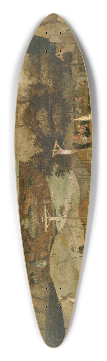 Pieter Brueghel The Younger - Calvary 39.3 inch art pintail longboard deck