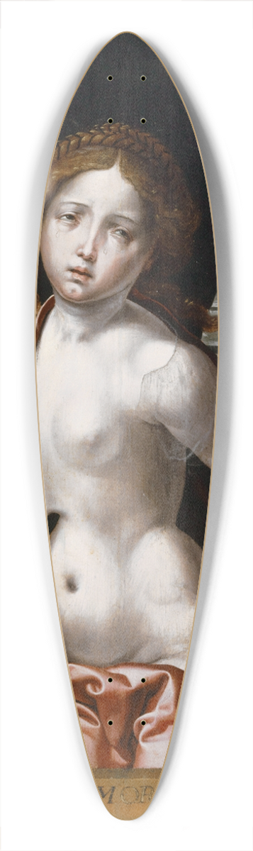 Pieter Coecke van Aelst - Lucretia 39.3 inch art pintail longboard deck