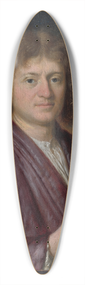 Pieter Cornelisz van Slingelandt - Portrait of a Man Holding a Watch 39.3 inch art pintail longboard deck