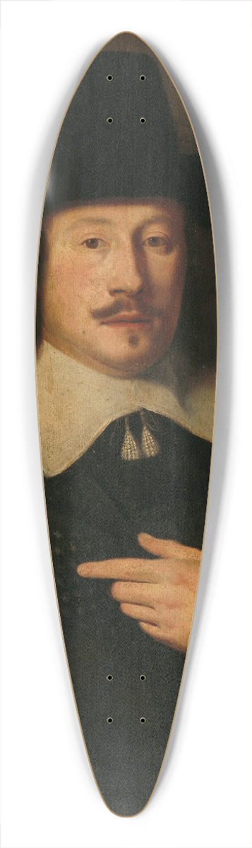 Pieter Dubordieu - Portrait of a Man 39.3 inch art pintail longboard deck