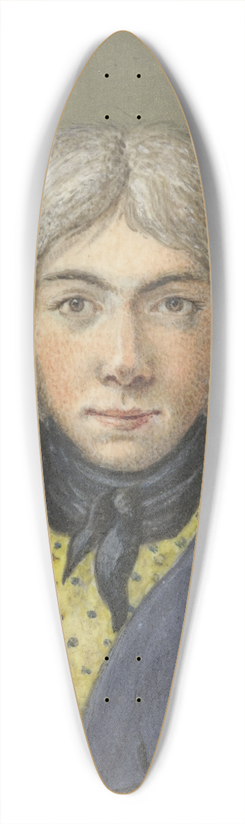 Pieter Gerardus van Os - Portret van een jonge man 39.3 inch art pintail longboard deck