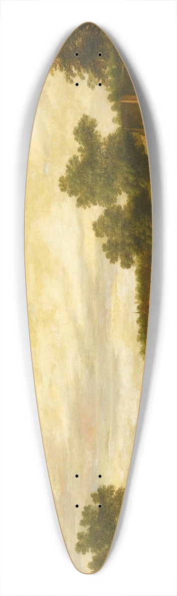Pieter Stalpaert - Hilly landscape 39.3 inch art pintail longboard deck