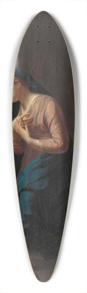 Pieter Van Der Werff - The Repentant Magdalene 39.3 inch art pintail longboard deck