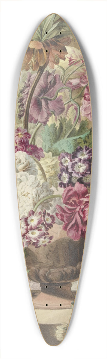 Pieter van Loo - Bloemstuk 39.3 inch art pintail longboard deck