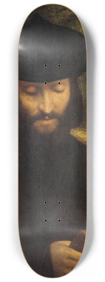 Correggio - Portrait of a Man with a Book 8.25 inch art skate deck