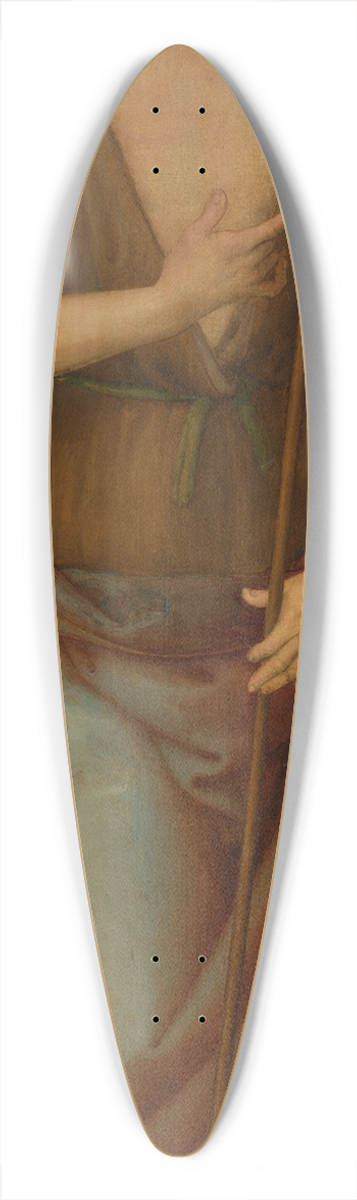 Pietro Perugino - Saint John the Baptist 39.3 inch art pintail longboard deck