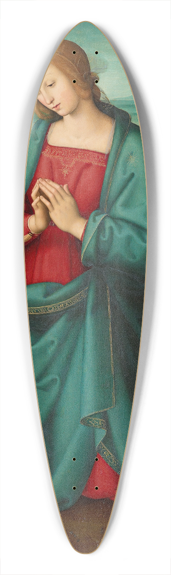 Pietro Perugino - Virgin and Saints Adoring the Christ Child 39.3 inch art pintail longboard deck