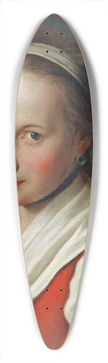 Pietro Rotari - Portrait Of A Young Woman With A Hair Band 39.3 inch art pintail longboard deck