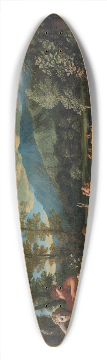 Pietro Testa - An Allegory Of Autumn 39.3 inch art pintail longboard deck