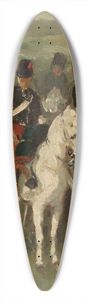 Piotr Michaowski - Cavalry 39.3 inch art pintail longboard deck