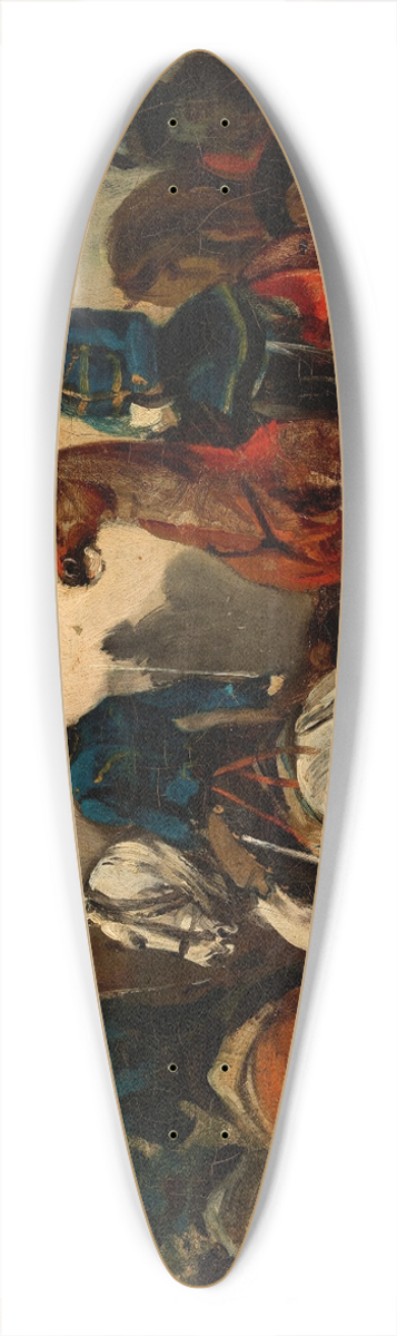 Piotr Michaowski - Detachment of Austrian Hussars 39.3 inch art pintail longboard deck