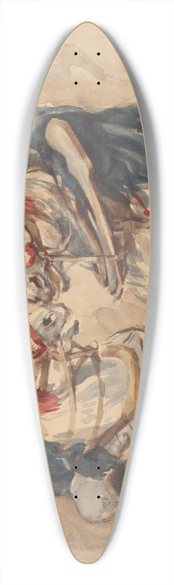 Piotr Michaowski - Dwa wspite konie w uprzy 39.3 inch art pintail longboard deck
