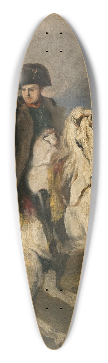 Piotr Michaowski - Napoleon on a Grey Horse 39.3 inch art pintail longboard deck