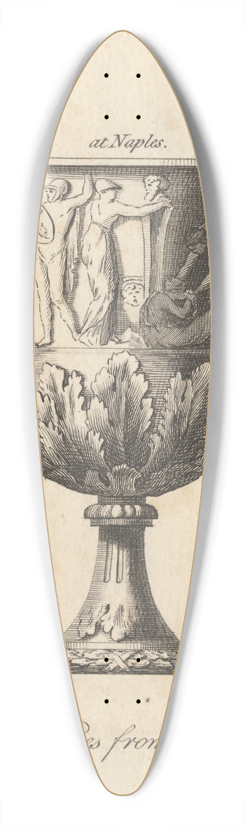 Placido Columbani - At Naples 39.3 inch art pintail longboard deck