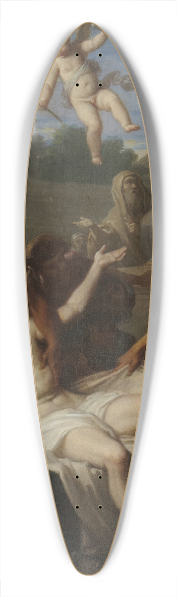 Placido Costanzi - The Martyrdom of Saint Lawrence 39.3 inch art pintail longboard deck