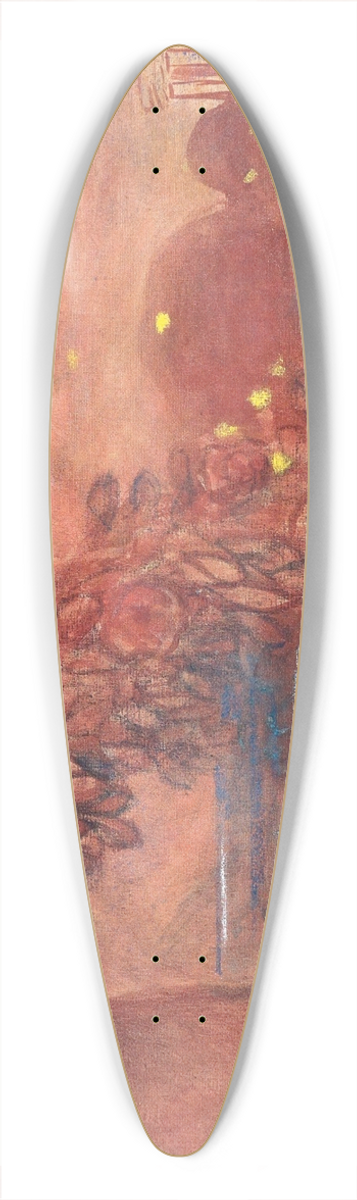 Plinio Nomellini - Lost In Thought 39.3 inch art pintail longboard deck