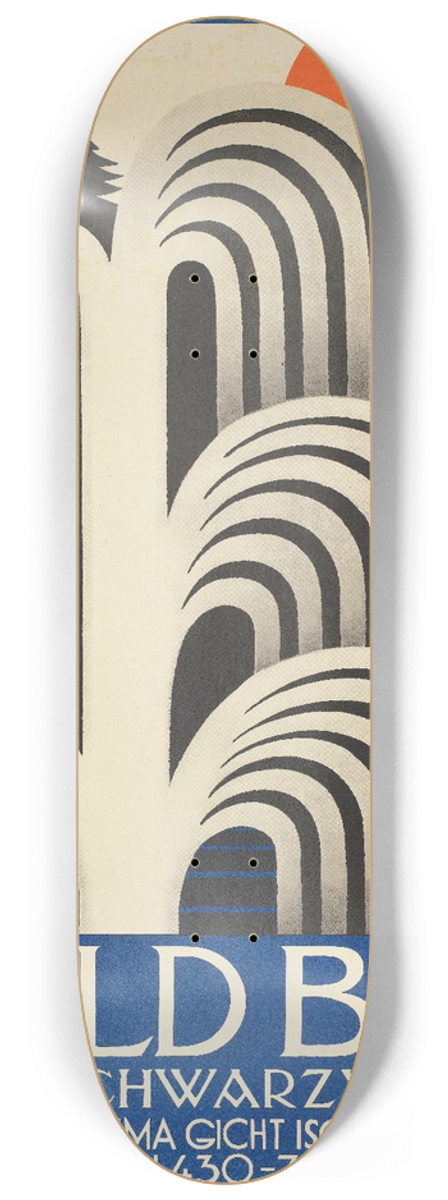 A. Fischinger - Wildbad im Schwarzwald 8.25 inch art skate deck