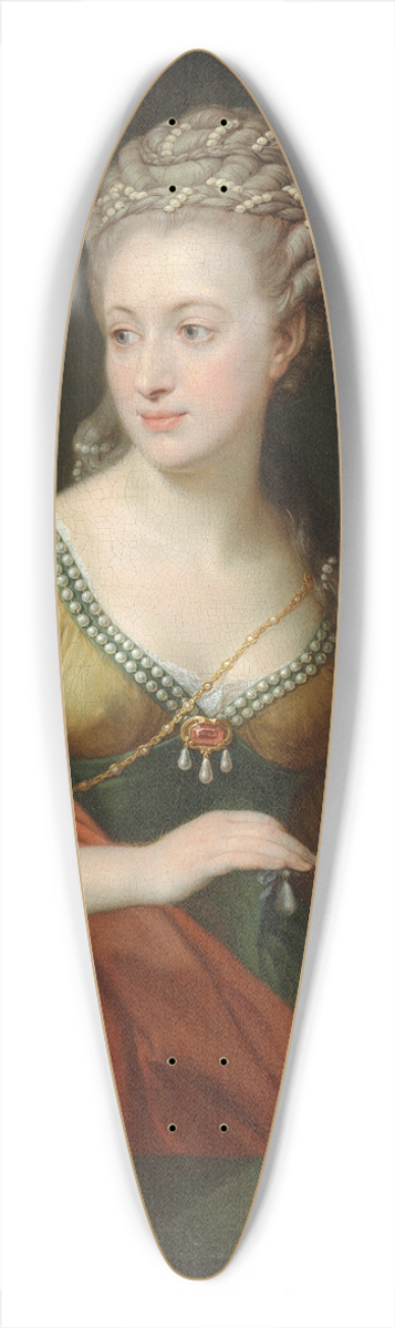 Pompeo Batoni - Portrait of a lady, traditionally identified as Alexandra Evichovna Demidov as Cleopatra 39.3 inch art pintail longboard deck