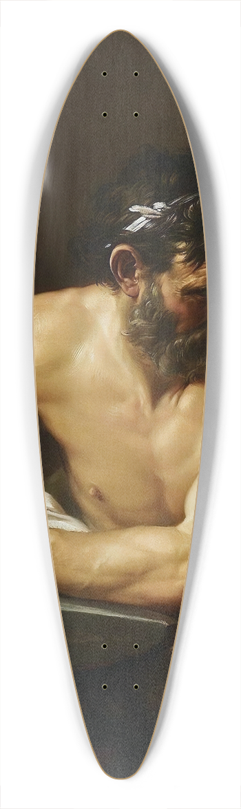 Pompeo Batoni - Vulcan 39.3 inch art pintail longboard deck