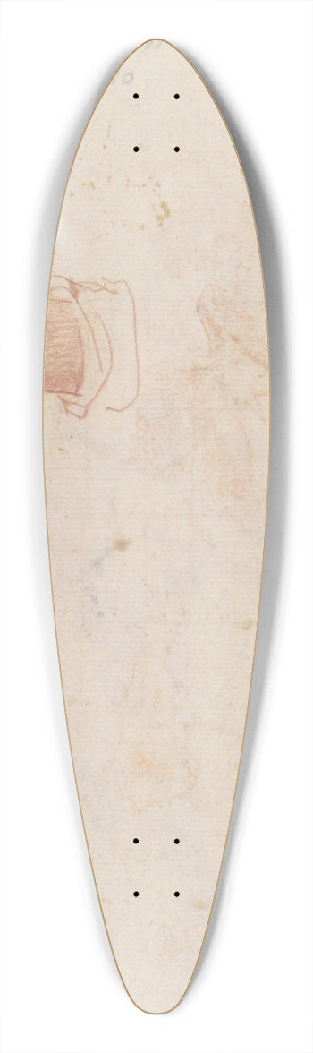 Poppi (Francesco Morandini) - Two Studies of Hands 39.3 inch art pintail longboard deck