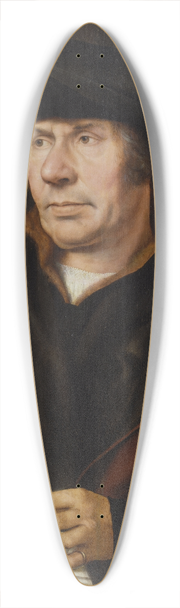 Quentin Massys - Portrait of a Scholar 39.3 inch art pintail longboard deck