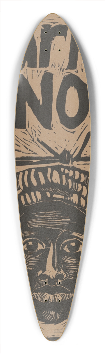 Rachael Romero - Apartheid, no 39.3 inch art pintail longboard deck