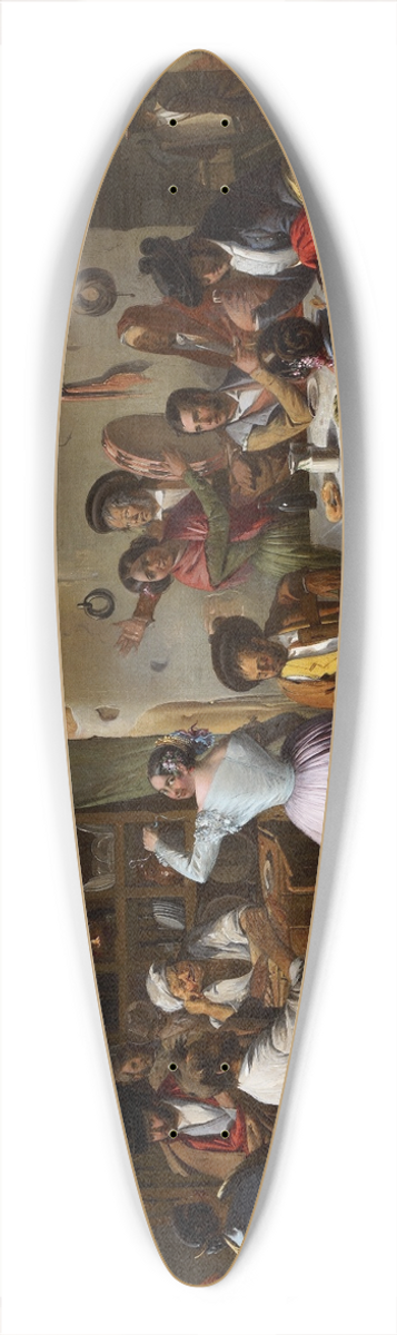 Rafael Benjumea - Dance at a Country Inn 39.3 inch art pintail longboard deck