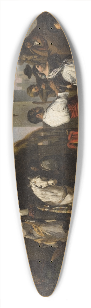 Rafael Benjumea - On the Outskirts of Seville 39.3 inch art pintail longboard deck