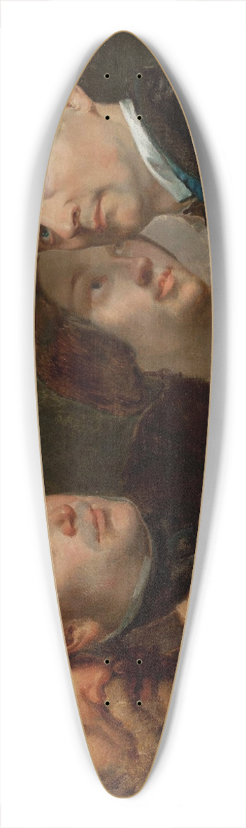 Rafa Hadziewicz - Collective portrait 39.3 inch art pintail longboard deck