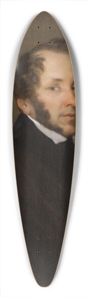 Rafa Hadziewicz - Portrait of Antoni Wentzel 39.3 inch art pintail longboard deck
