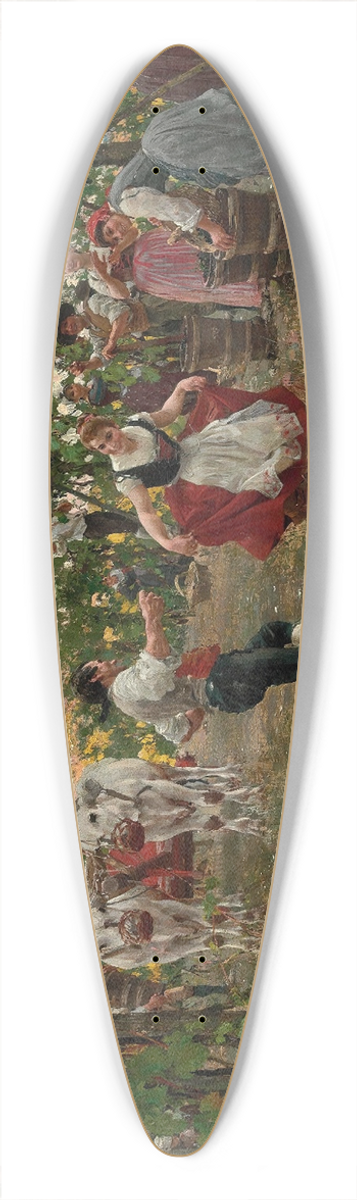 Raffaello Sorbi - The Harvest Dance 39.3 inch art pintail longboard deck