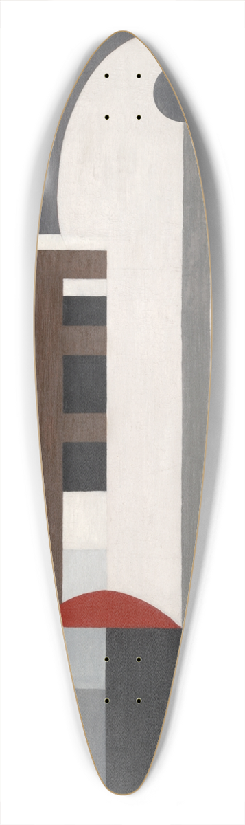 Ragnhild Keyser - CompositionI 39.3 inch art pintail longboard deck