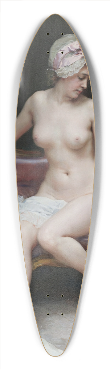 Raimundo de Madrazo y Garreta - Despus del bao (desnudo de mujer) 39.3 inch art pintail longboard deck