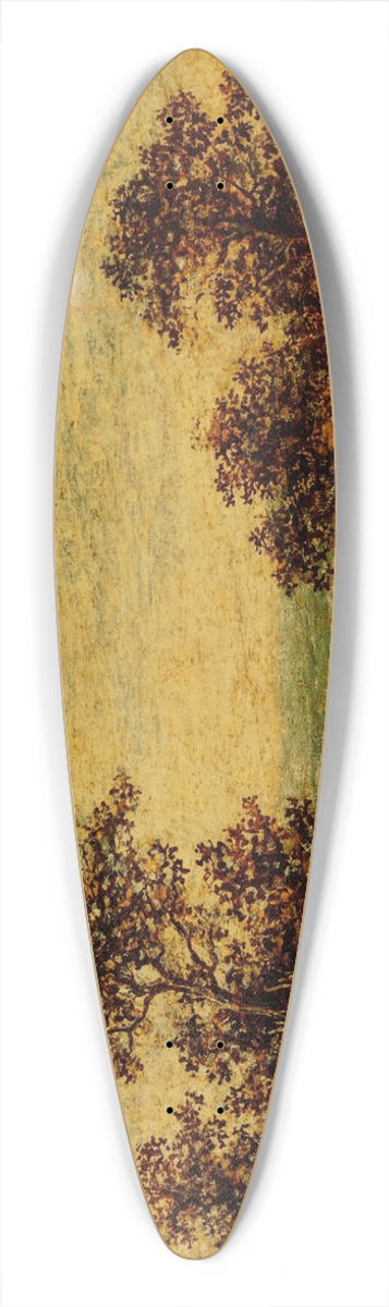 Ralph Albert Blakelock - Indian Encampment 39.3 inch art pintail longboard deck