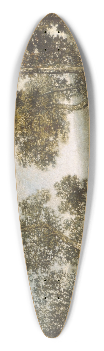 Ralph Albert Blakelock - Landscape 39.3 inch art pintail longboard deck