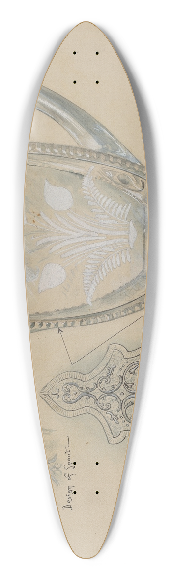 Ralph Atkinson - Pitcher 39.3 inch art pintail longboard deck